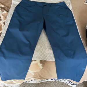Men's Blue Performance Pants-Public Rec